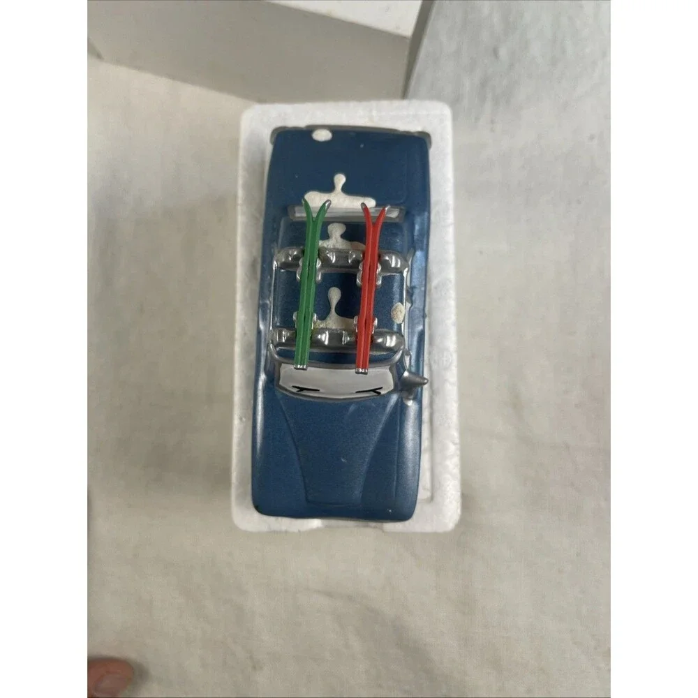 Dept. 56  1996 “Heading for the Hills” Blue Car w/Ski Rack & Snow
